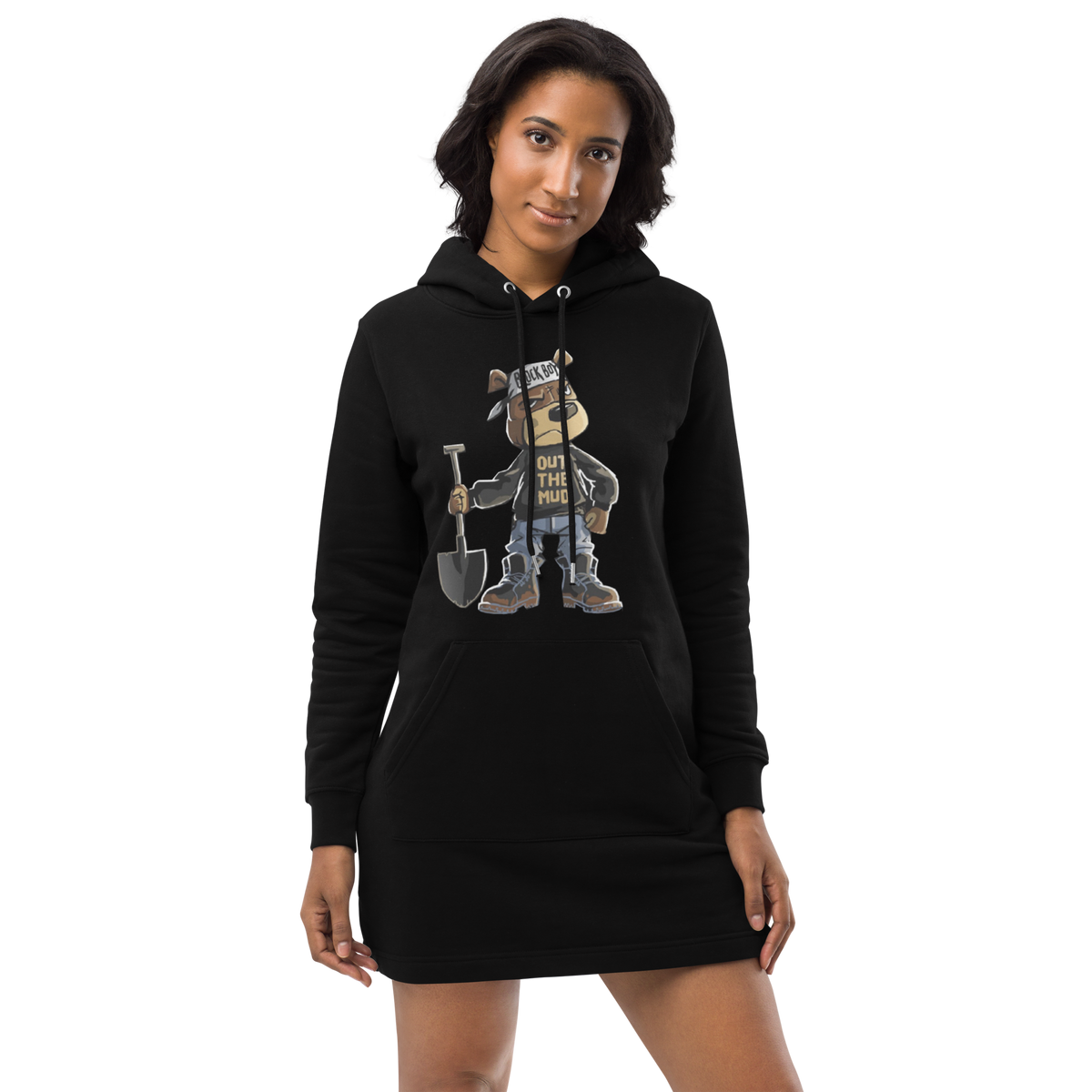 OTM Blockboy teddy Hoodie dress