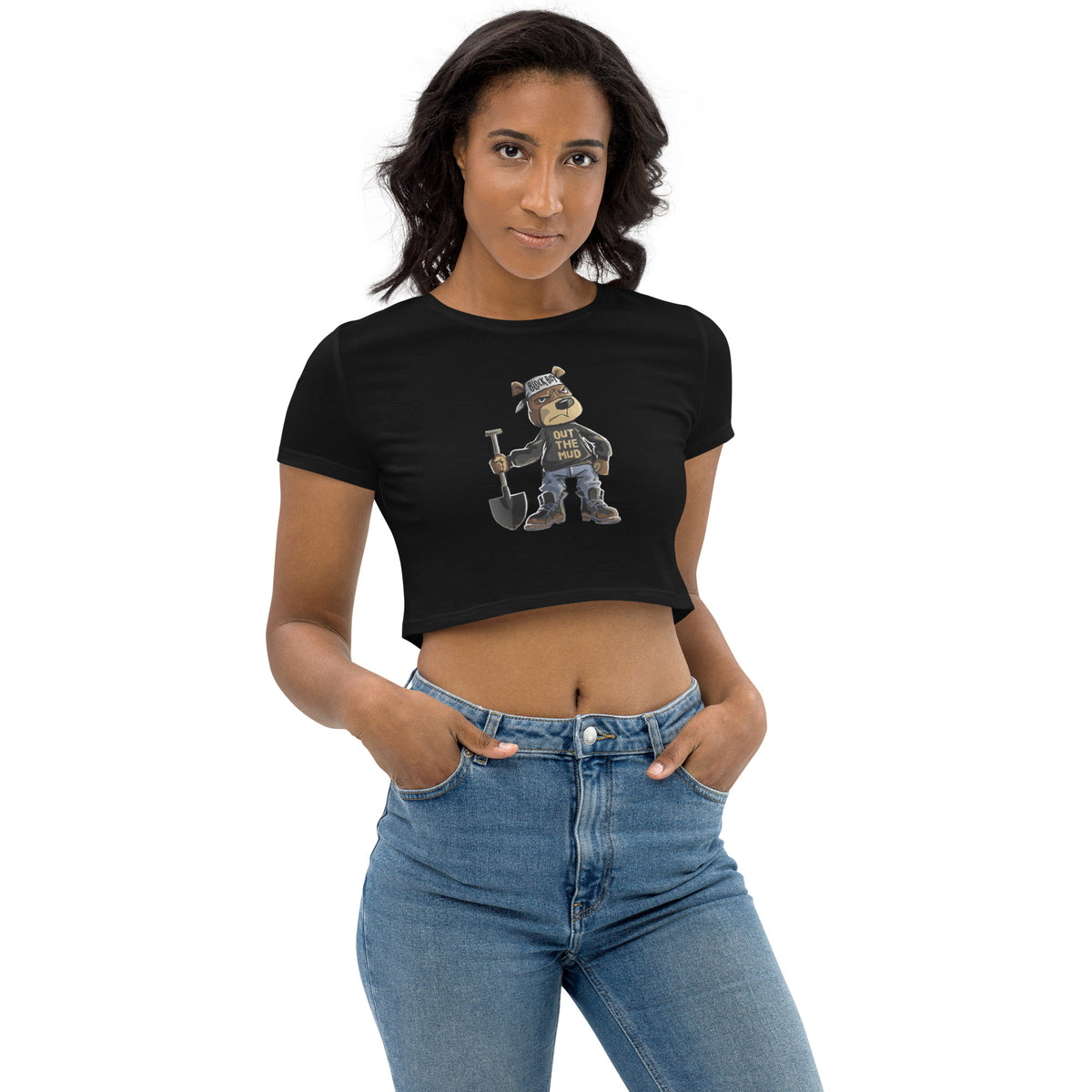 OTM Teddy Bear Crop Top