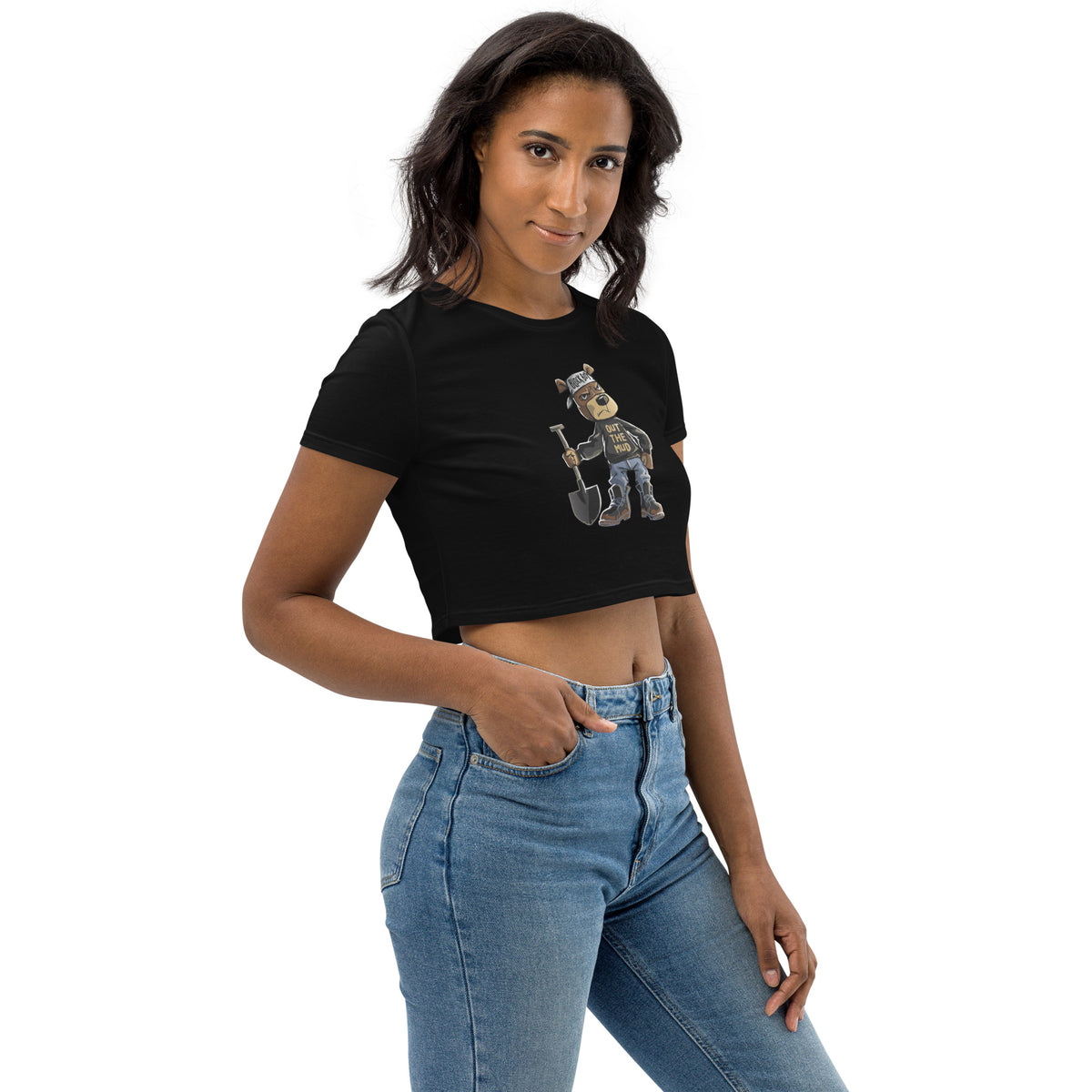 OTM Teddy Bear Crop Top