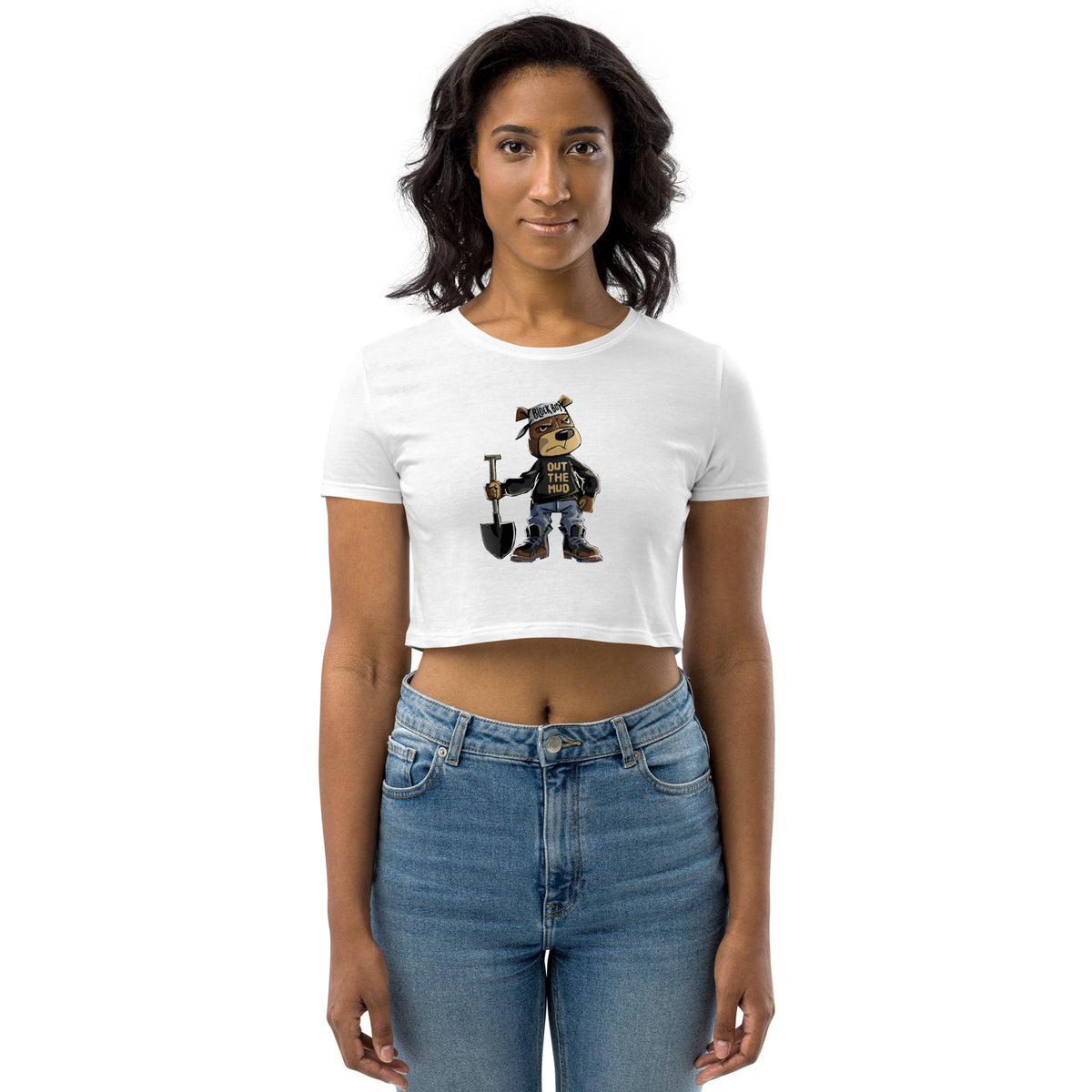 OTM Teddy Bear Crop Top